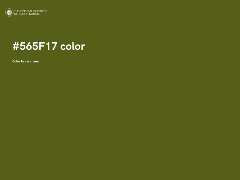 #565F17 color image