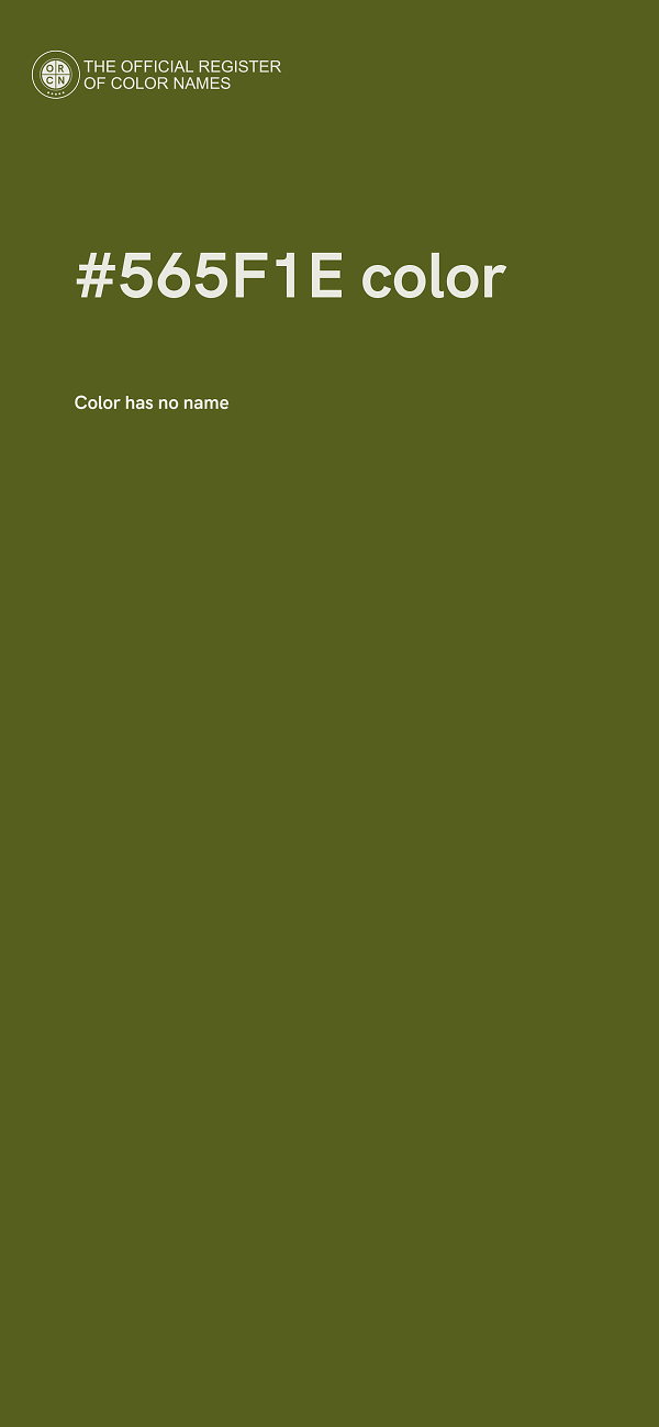 #565F1E color image