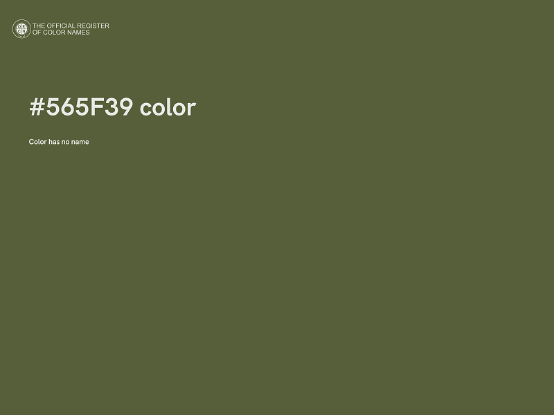 #565F39 color image