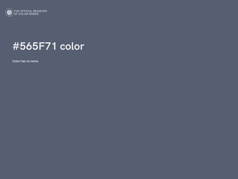 #565F71 color image