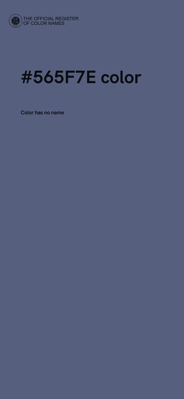 #565F7E color image