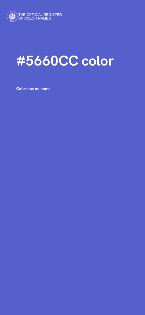 #5660CC color image