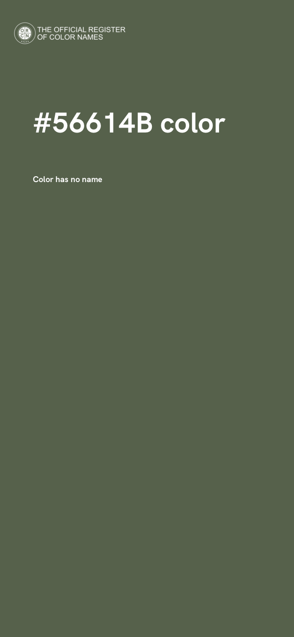 #56614B color image