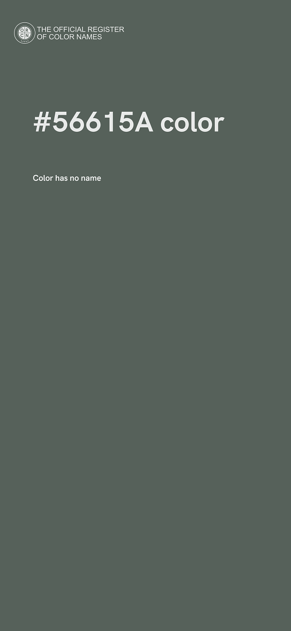 #56615A color image