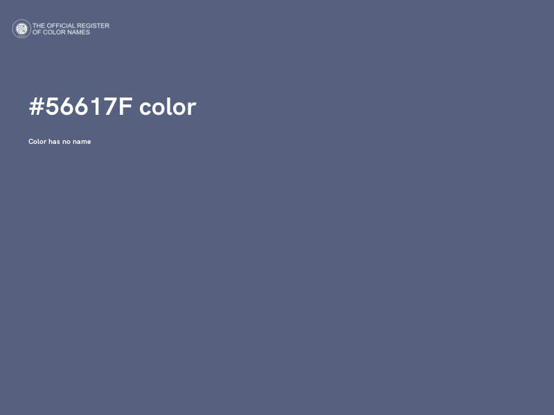 #56617F color image