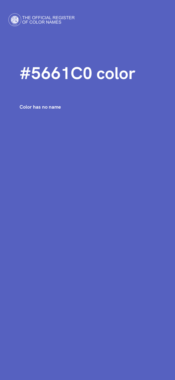 #5661C0 color image