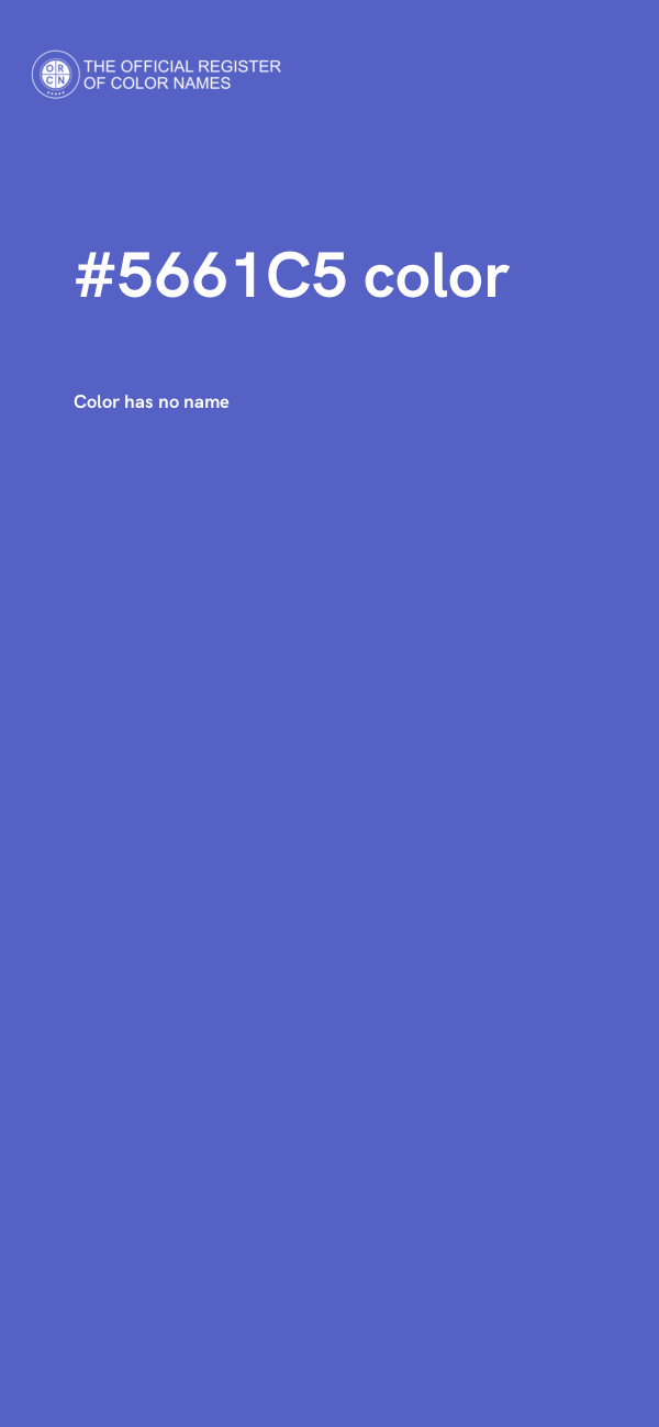 #5661C5 color image