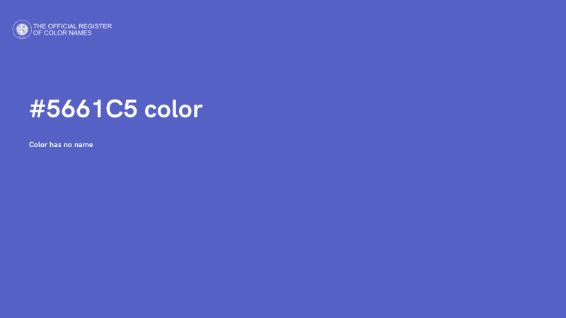 #5661C5 color image