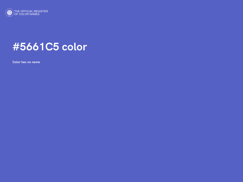 #5661C5 color image