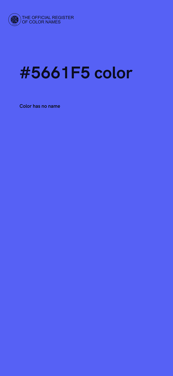 #5661F5 color image