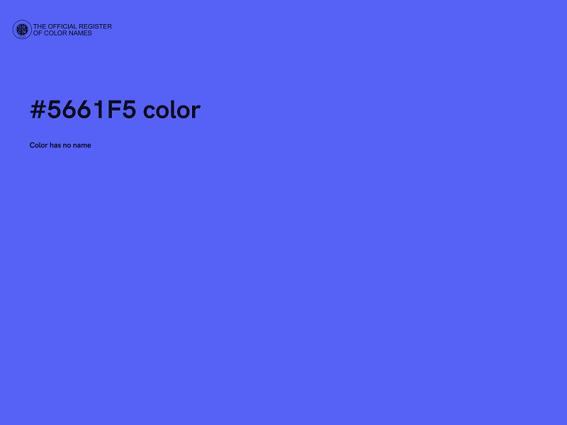 #5661F5 color image