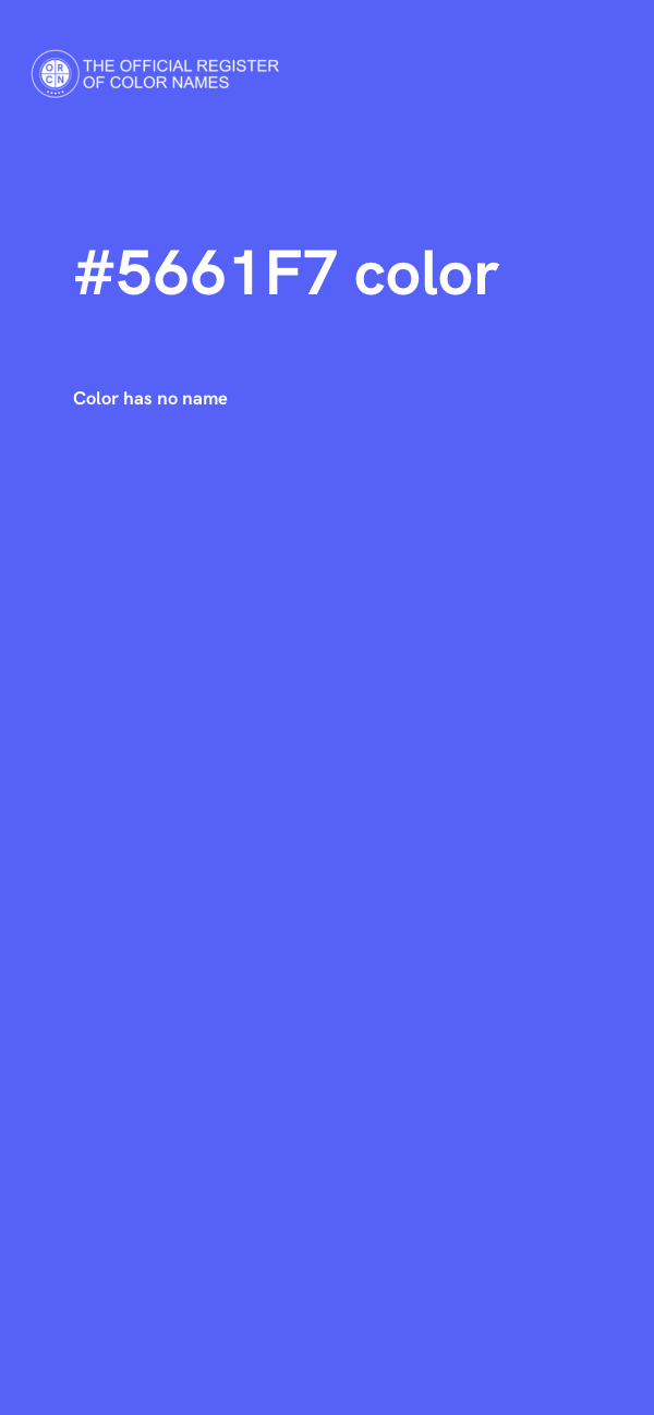 #5661F7 color image