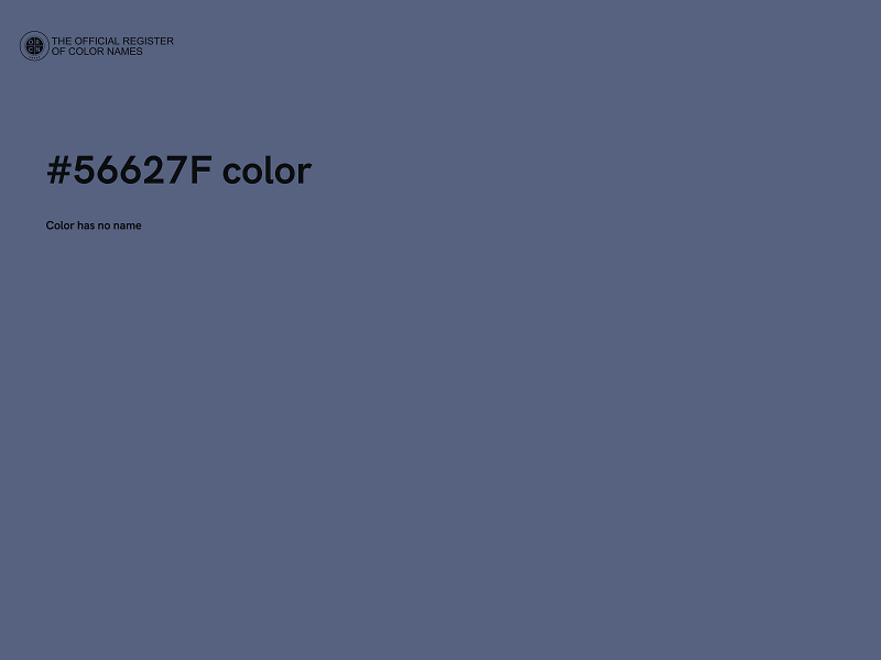#56627F color image