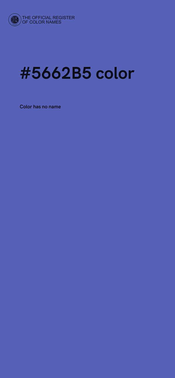 #5662B5 color image