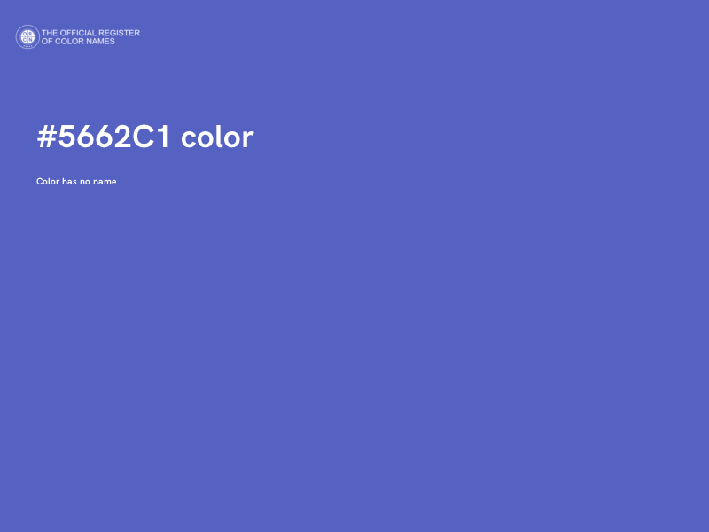 #5662C1 color image