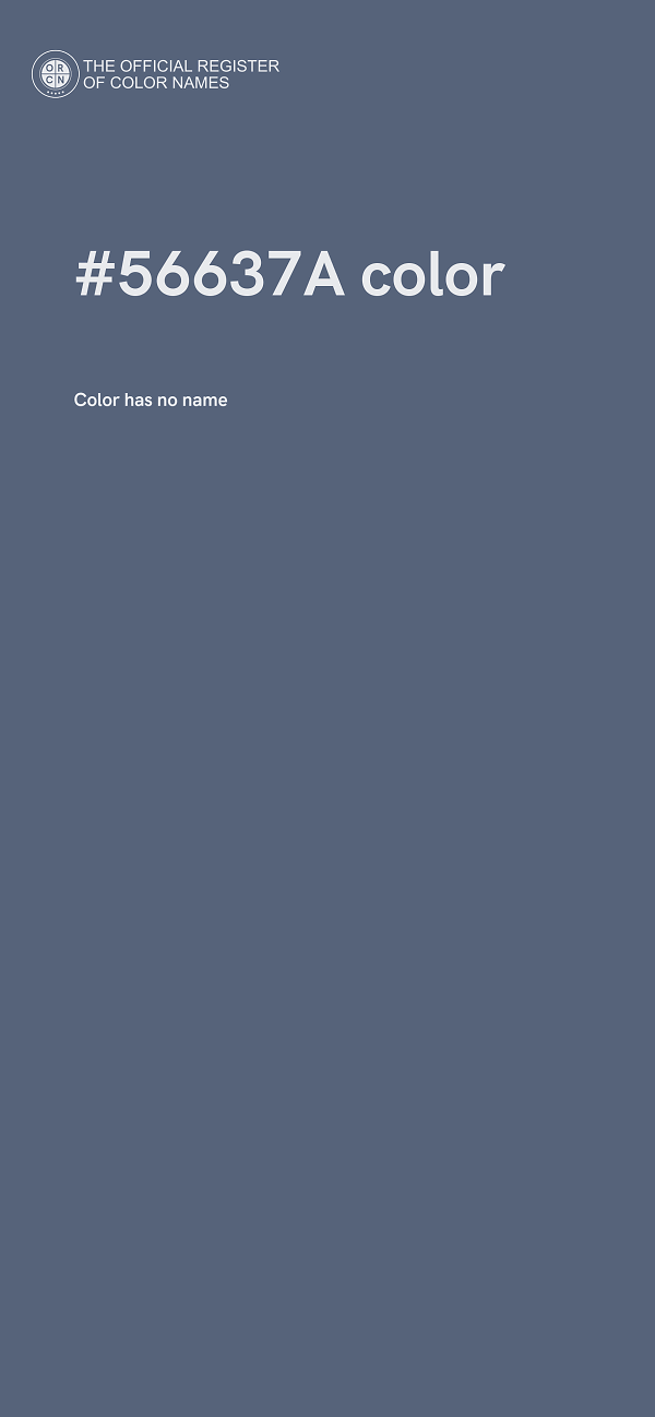 #56637A color image