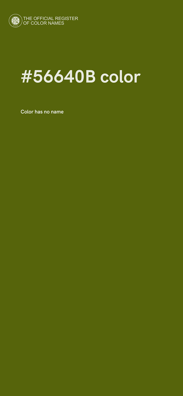 #56640B color image