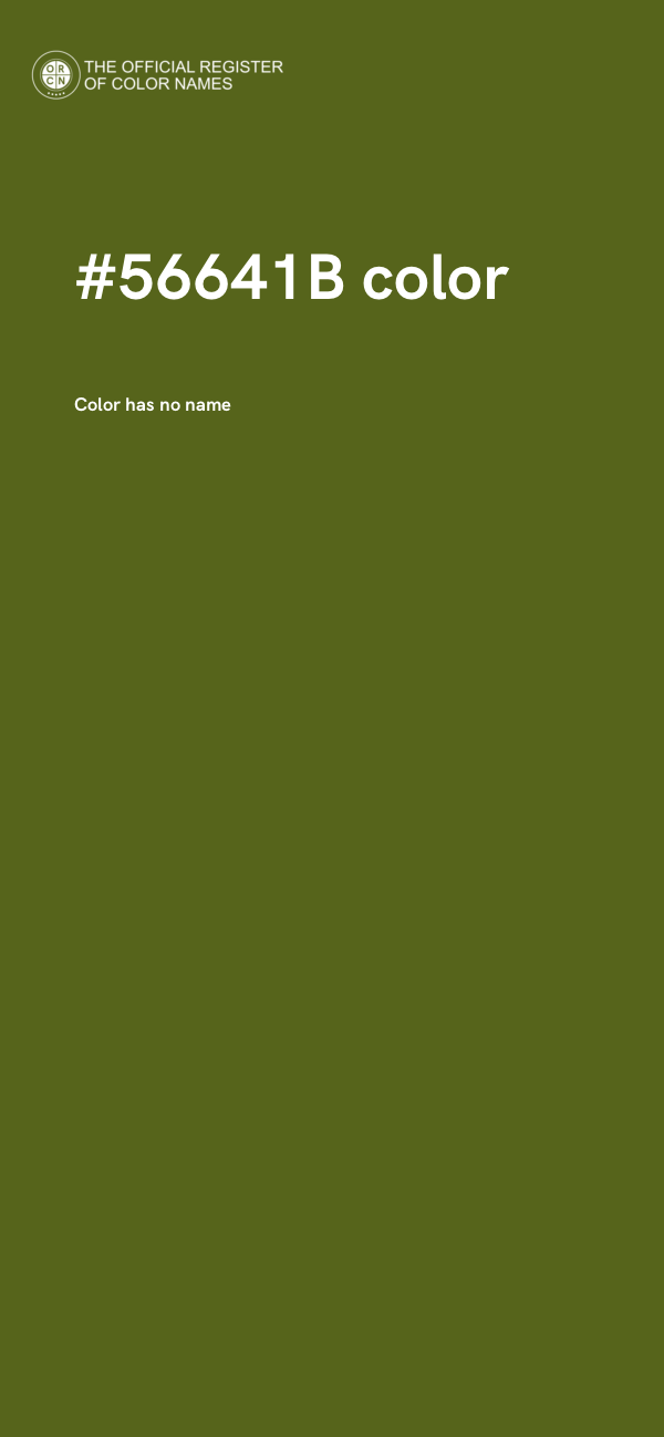 #56641B color image