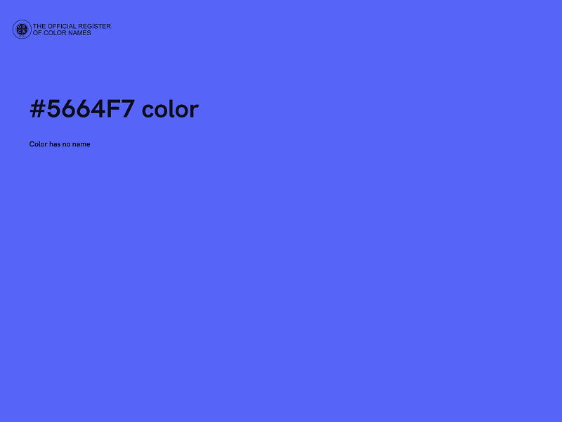 #5664F7 color image