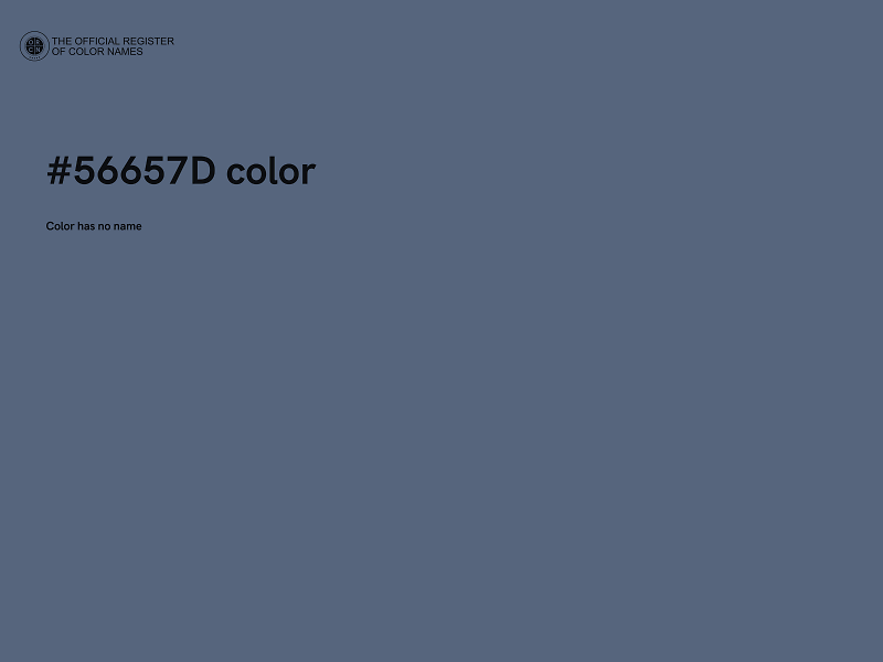 #56657D color image