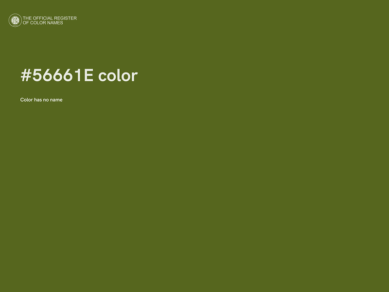 #56661E color image
