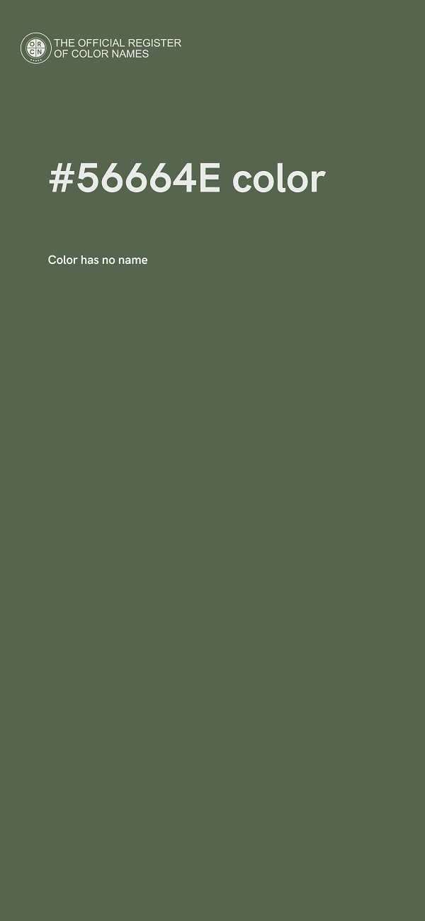 #56664E color image