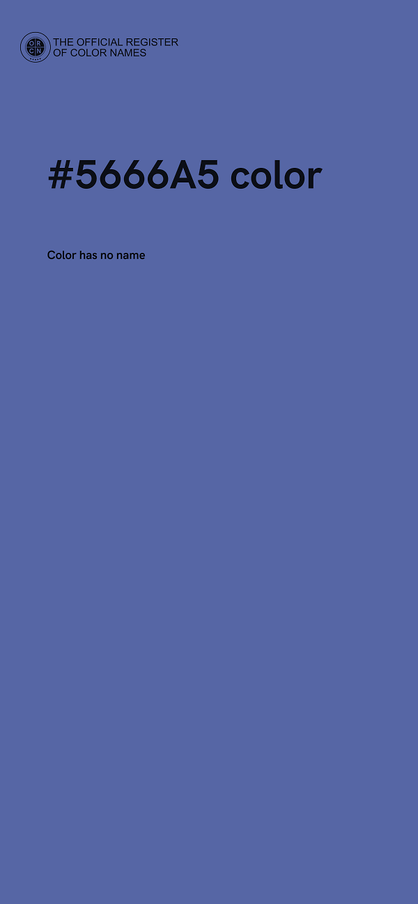 #5666A5 color image