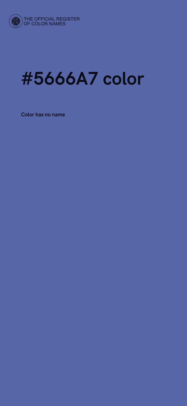 #5666A7 color image