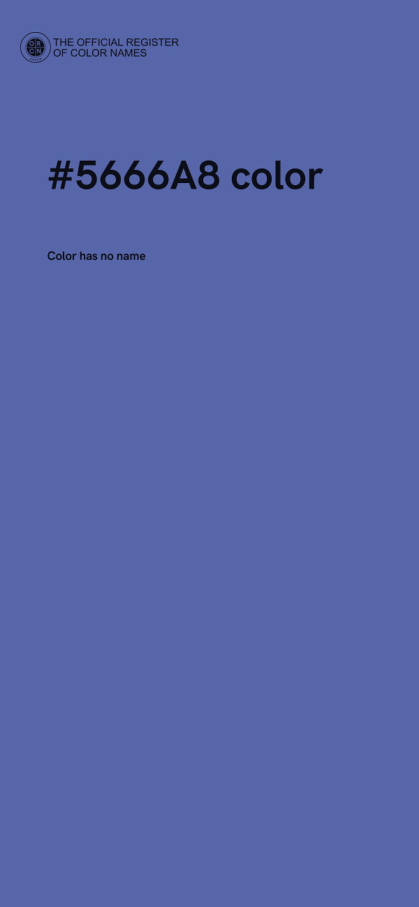 #5666A8 color image
