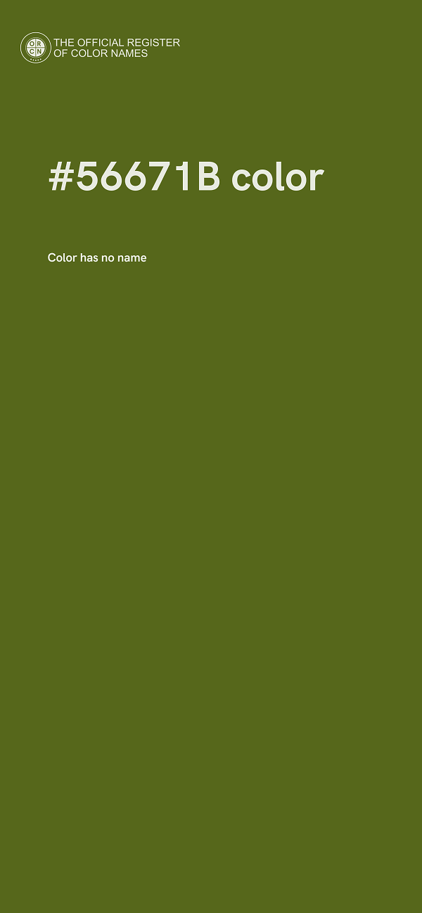 #56671B color image