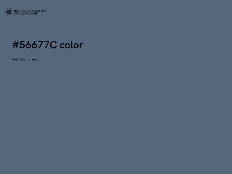 #56677C color image