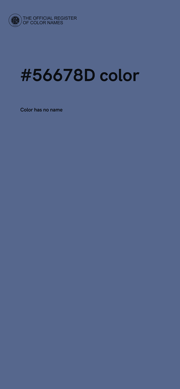 #56678D color image
