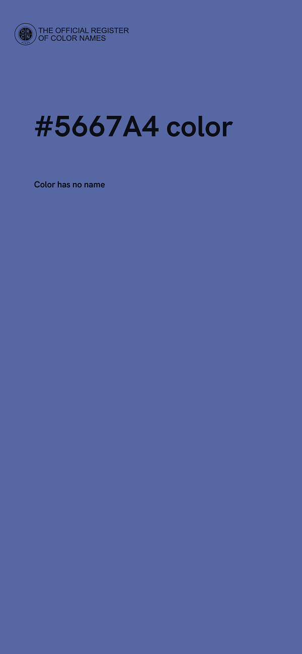 #5667A4 color image