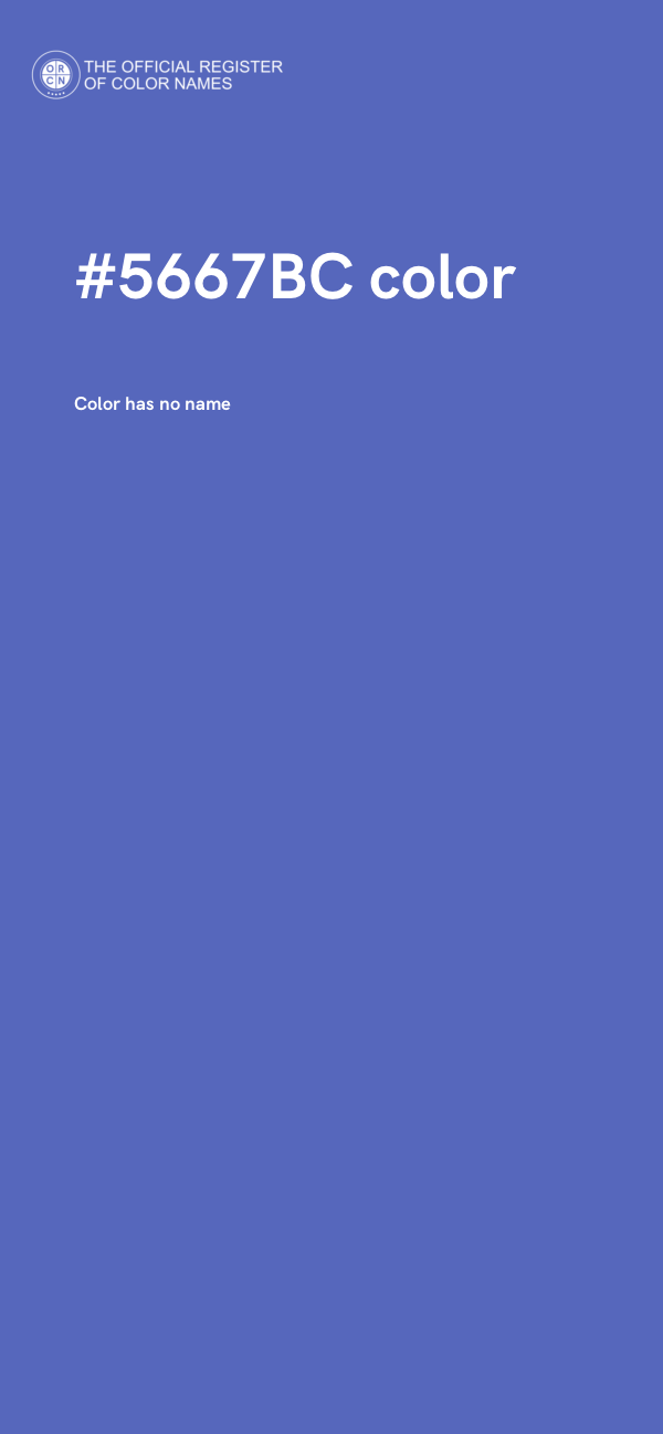 #5667BC color image