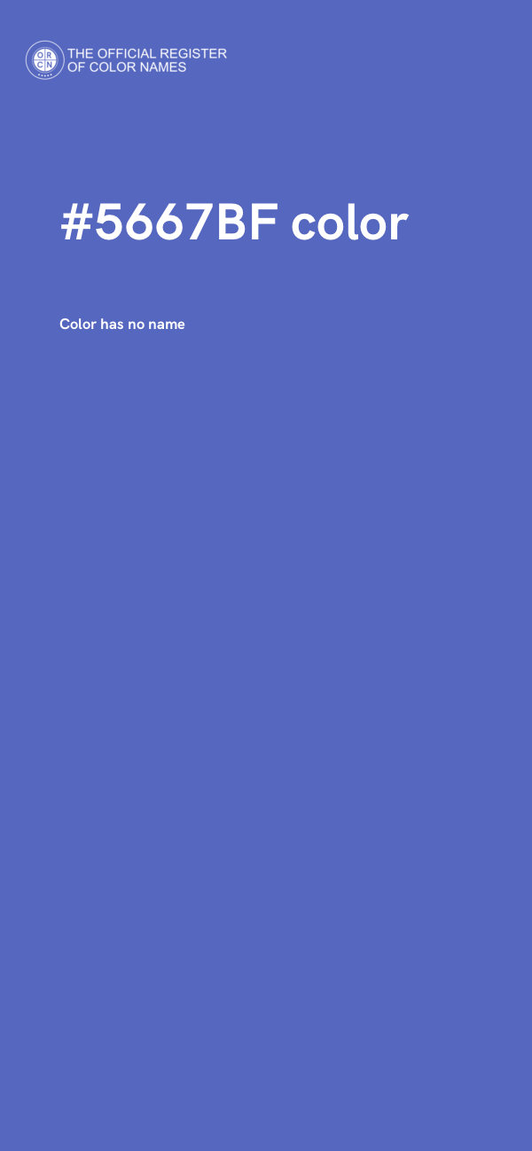 #5667BF color image