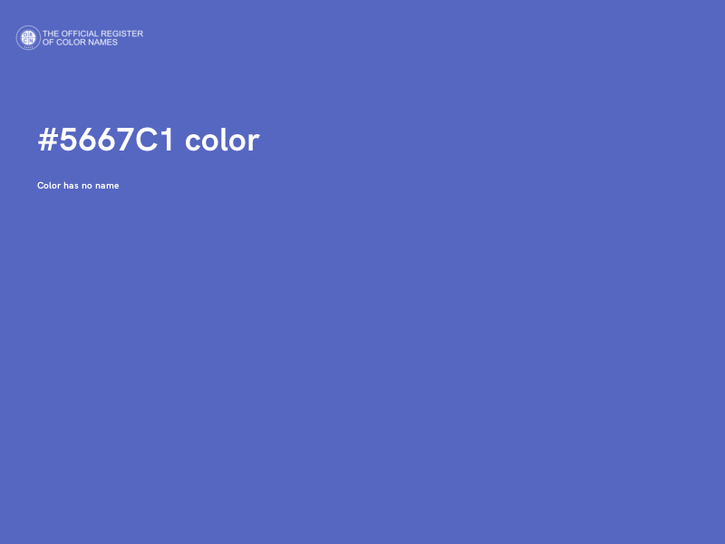 #5667C1 color image