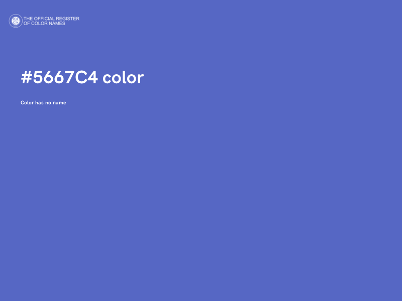 #5667C4 color image