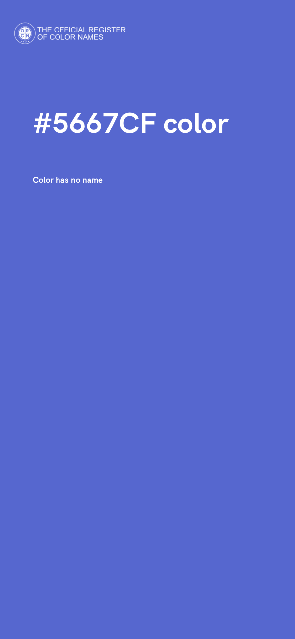 #5667CF color image