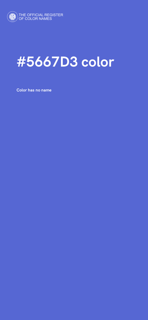 #5667D3 color image