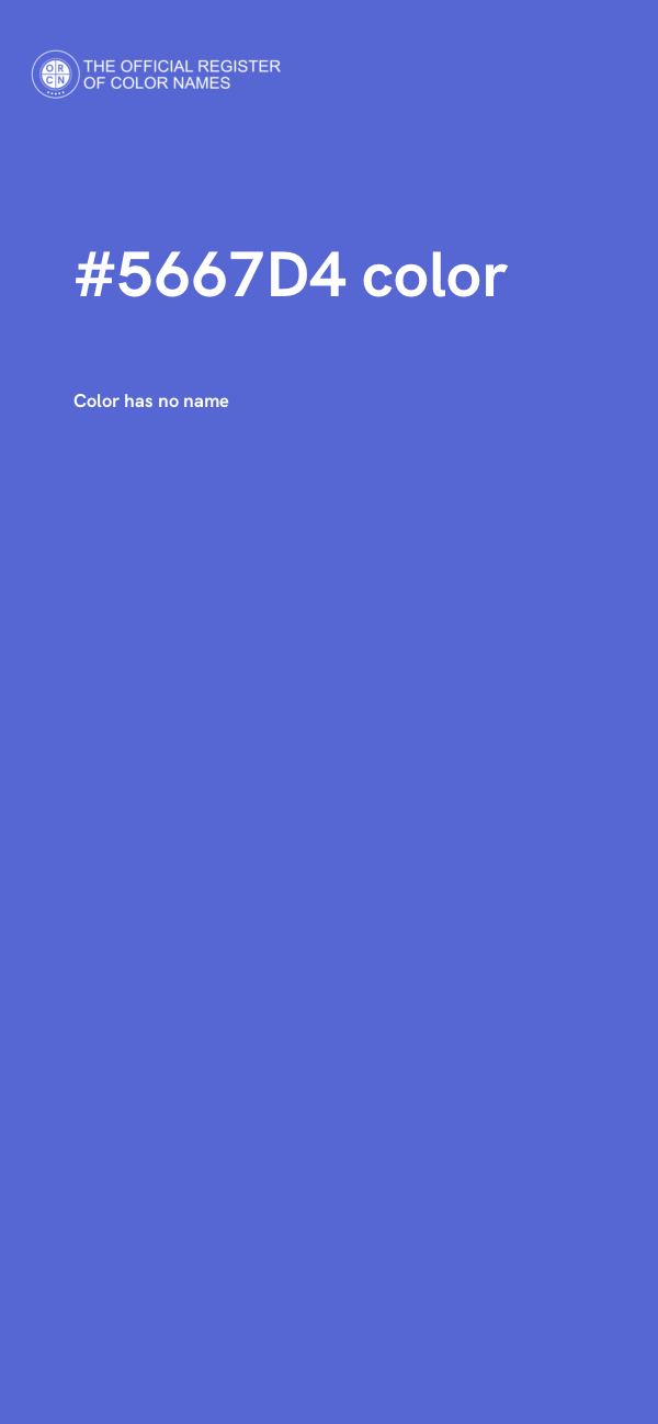 #5667D4 color image