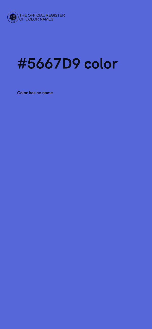 #5667D9 color image
