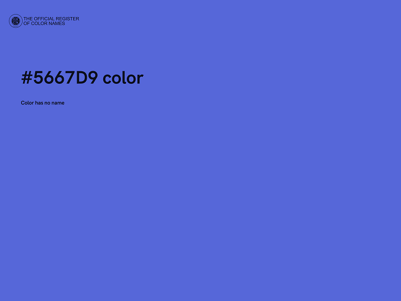 #5667D9 color image