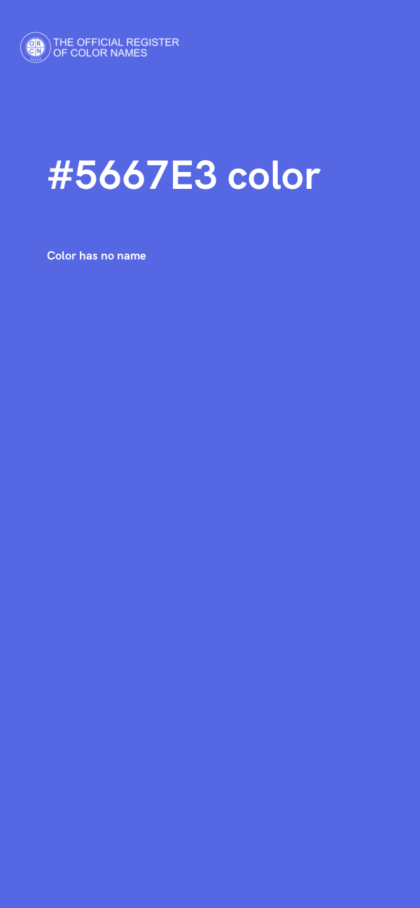 #5667E3 color image