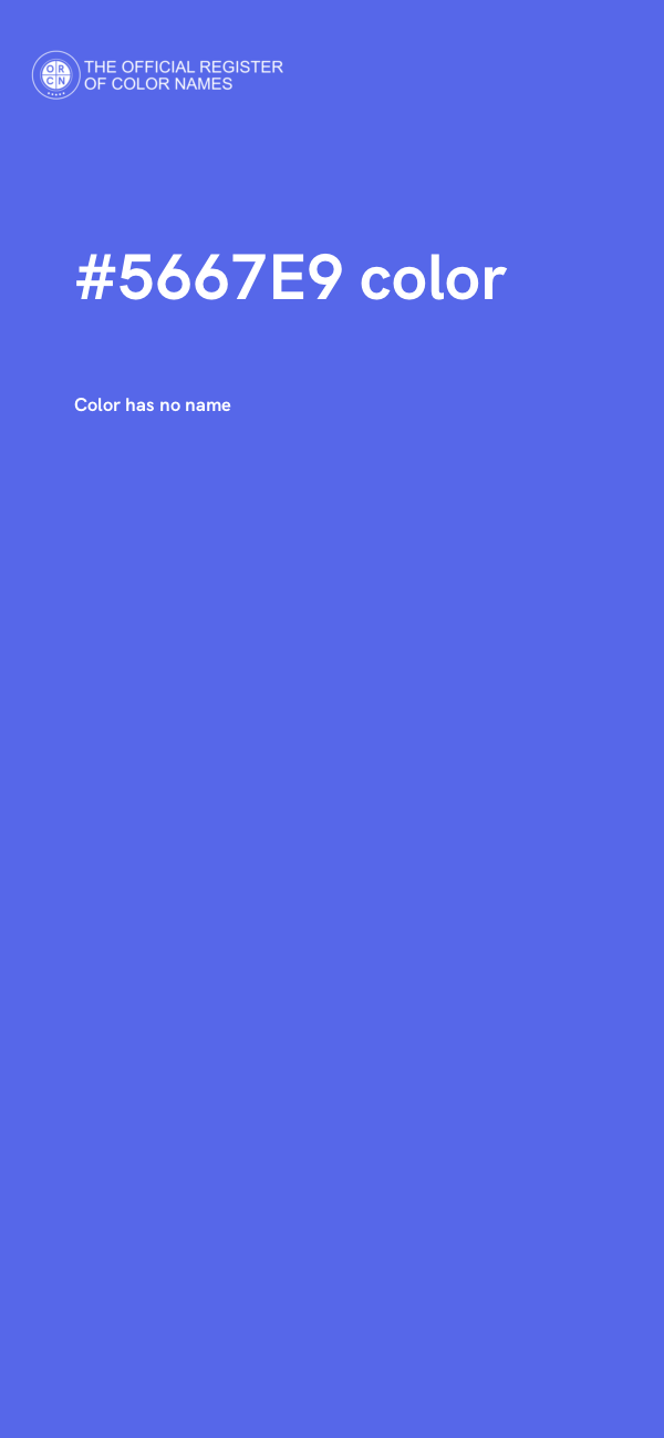 #5667E9 color image