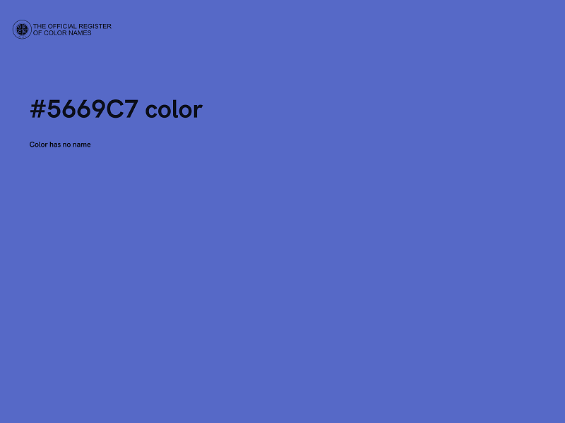 #5669C7 color image