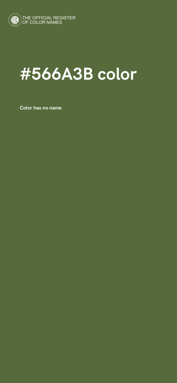 #566A3B color image