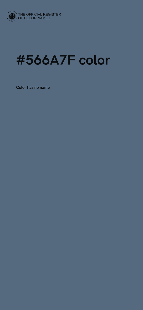 #566A7F color image