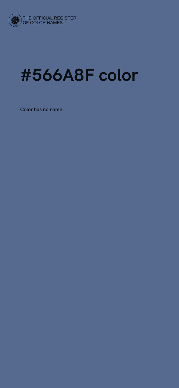 #566A8F color image