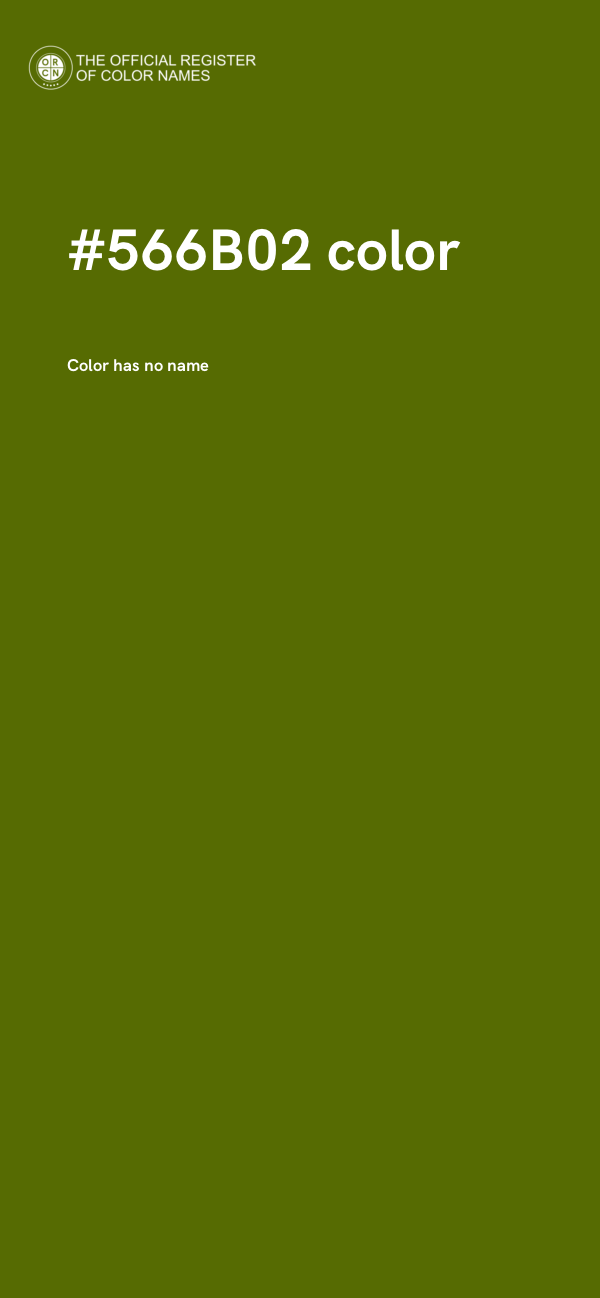 #566B02 color image