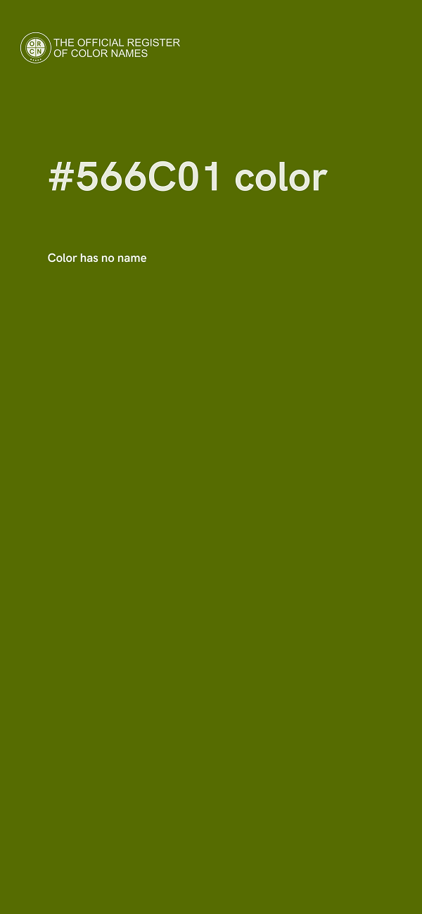 #566C01 color image